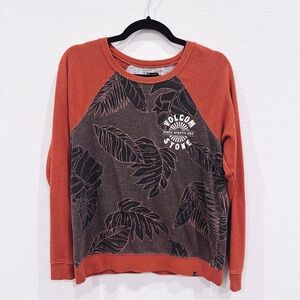 Volcom || Leaf Print Sweatshirt